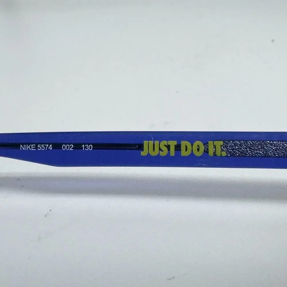 Nike 5574 002 Eyeglasses Frames Black Blue Womens Full Rim 50-14-130‎ 17738
